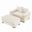 Fauteuil club avec repose-pieds 54,3 po-1343959818