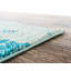 Tapis abstrait bleu Higley-24430910