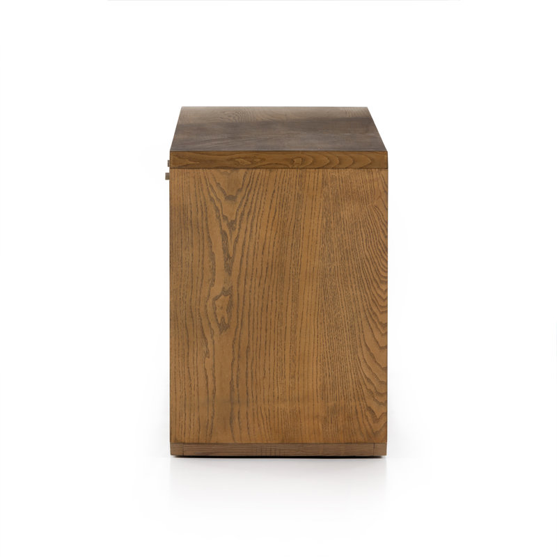 Caspian 60'' W Solid Wood Console Table, Natural Ash