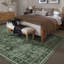 Tapis oriental vintage rétro vert-1006979939-1007331102