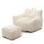 Fauteuil à billes Giant Plush avec accoudoirs et repose-pieds pour un confort et un soutien ultimes dans n'importe quelle pièce.-1637145329