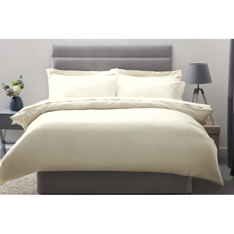 Solid Colour Duvet Cover, Emperor Duvet Cover, Platinum