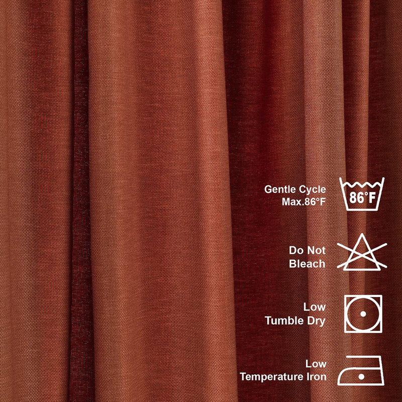 Rideau décoratif occultant très long et très large Pinch Plissé, Crème, crème, L 52 po x L 95 po