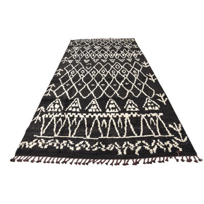12 Ft Runner Phillippi Black Rug