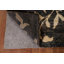 Tapis abstrait noir 5 x 7