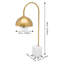 Lampe chauffante pour comptoir en acier inoxydable Zaiden 250W-1251170463