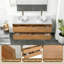 Meuble-lavabo mural moderne avec lavabo vasque rond et 4 tiroirs-133488834-133488837