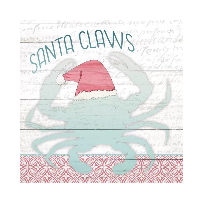 Santa Claws by Kimberly Allen - Wrapped Canvas Gallery-Wrapped Canvas Giclée, 66.04 cm H x 66.04 cm W