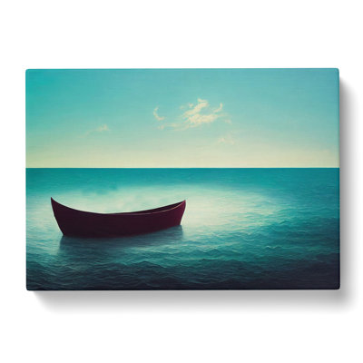 Lone Boat Vol.1 - Wrapped Canvas