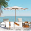 Parasol rond en aluminium 11,5 pi Sunbrella-1183918683