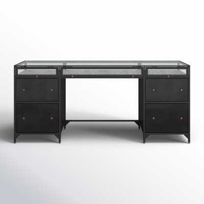 Bayline Glass Executive Desk