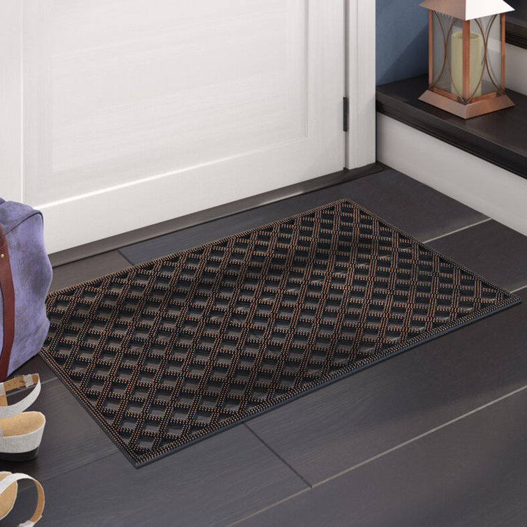 Interlocking Floor Mats, Door Mat Outdoor Front Entrance Doormat, Shoe  Cleaner Mats for Entryway, Garage Drainage Mat Carpet Flooring
