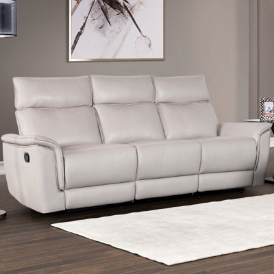 Canapé transitionnel l 86,4 po, taupe