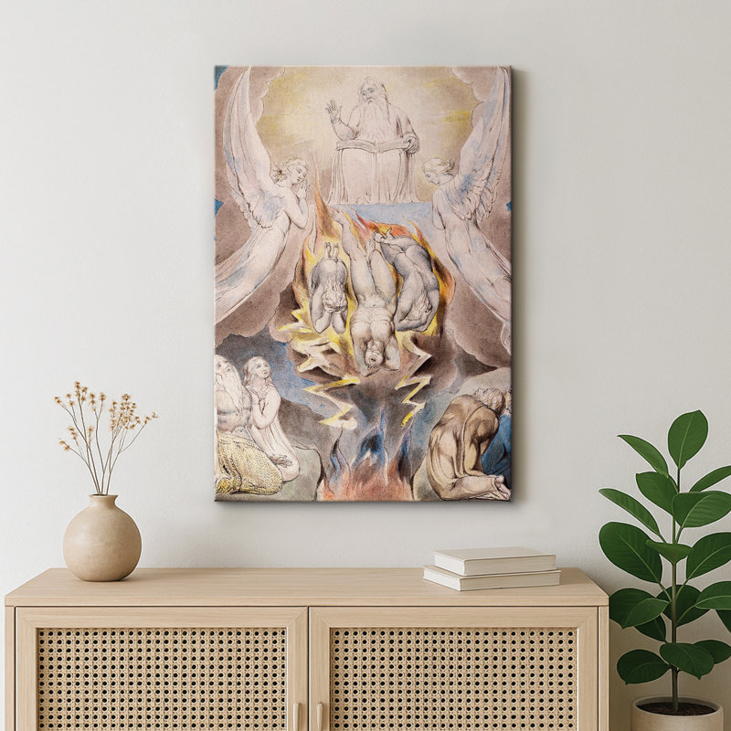 Art du ciel et de l'enfer, «Angels and Souls», impression sur toile encadrée, H 18 po x l 12 po x P 1,5 po, Toile tendue