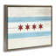«Chicago Flag Distress Wood Look Canvas Wall Art» par Daphne Polselli-1342368416-1342368419