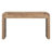 Rustic Console Table With Fluted Drawer Front-1014252245
