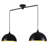 Dileo 2-light 34.64" Modern Dome Pendant Light With Metal Shade And Adjustable Cord, For Farmhouse Dining Room Restaurant Cafe Entryway-1543361982