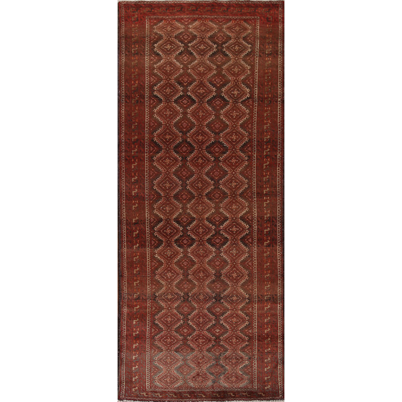 Tapis à motif géométrique 3x9