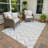 Machine Washable Indoor/Outdoor Kendricks ACN2392 Stripes Rug-1916893588