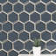 Carrelage mural en verre lustré 11 po x 12 po Rivella Hexagon-72226207