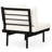 Cream Water- With Wood And Iron Frame Construction Corner Cushions Frame,