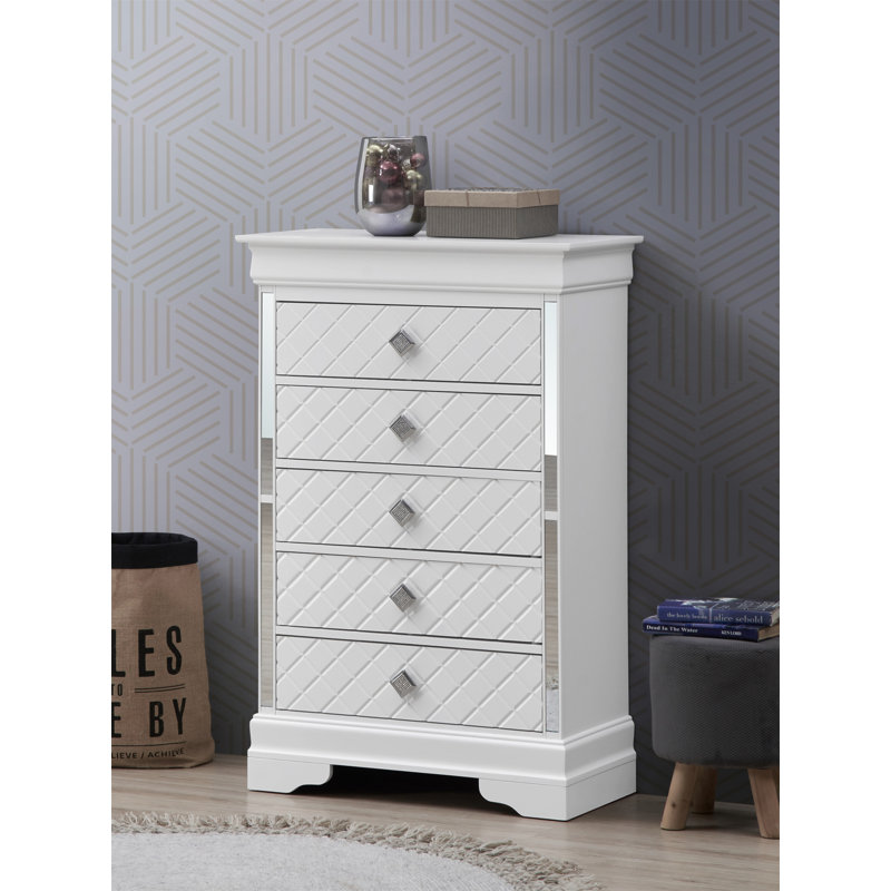 Coffre Verona G6702-CH, Blanc