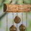 Carillon en bois et verre Mailys
