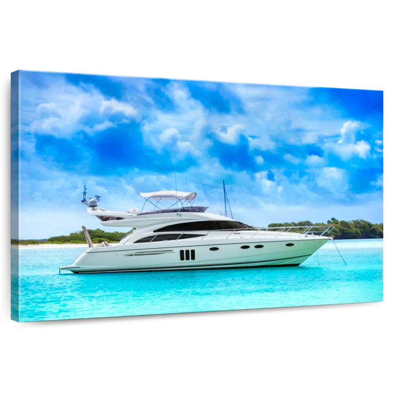 Mehar Caribbean Luxury Yacht, 34" H x 51" W
