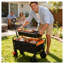 Chariot utilitaire pliable robuste avec freins - Chariot de plage portatif pour le camping en plein air
