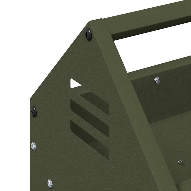 Cold-Rolled Steel Feeder, Olive Green
