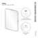 Trinity 22 in. x 32 in. Rectangle Radius Mirror