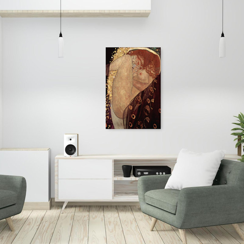 Danaë, impression d'art mural classique contemporain, H 36 po x l 24 po