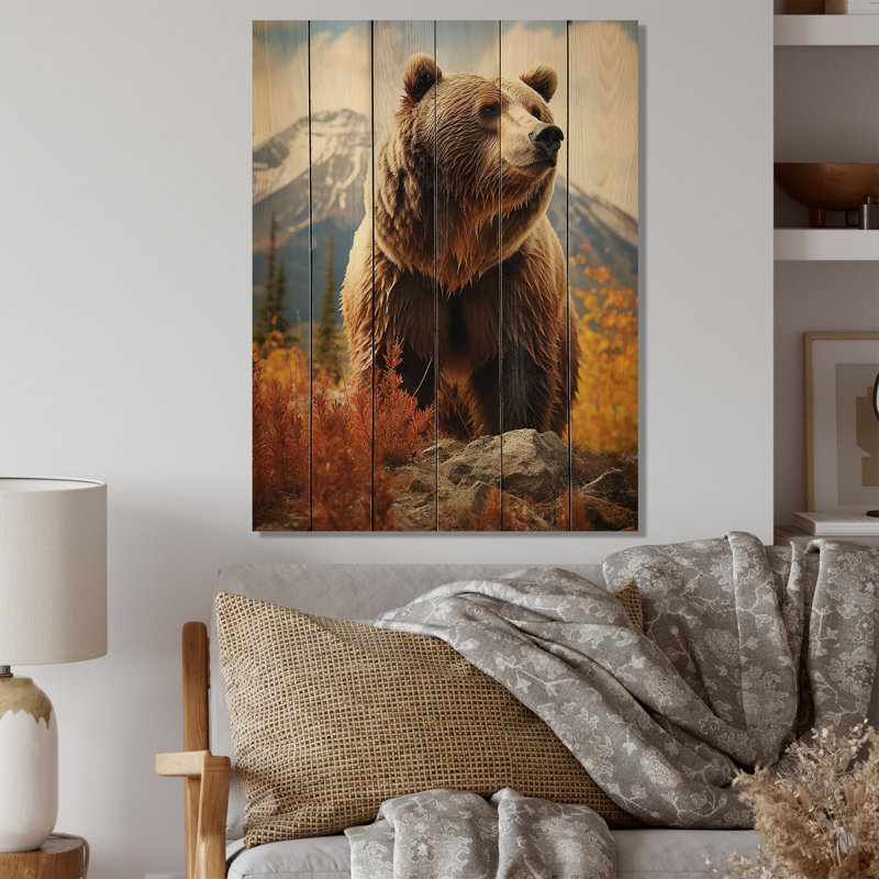 Canada Majestic I, reproduction sur bois, H 32 po x l 24 po x P 0,78 po