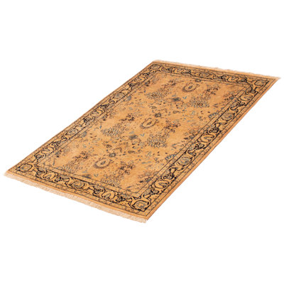 Tapis cuivre nouvel âge en laine 4 pi 1 po x 6 pi 4 po Mudi