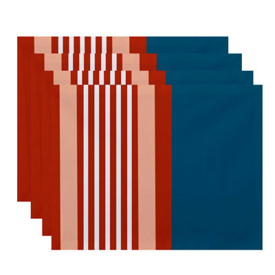 Bartow Polyester Striped Rectangle Placemat