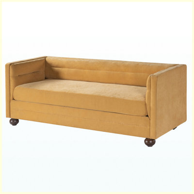 Corduroy Cloud-Inspired Sectional Sofa No Assembly Required Pet-Friendly
