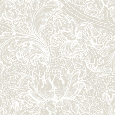 Rouleau de papier peint à motif floral Llewelyn-Bowen