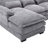 Chenille, high quality sponge filling, solid wood frame, oversized four-seater, U-shaped combination sofa-465682472