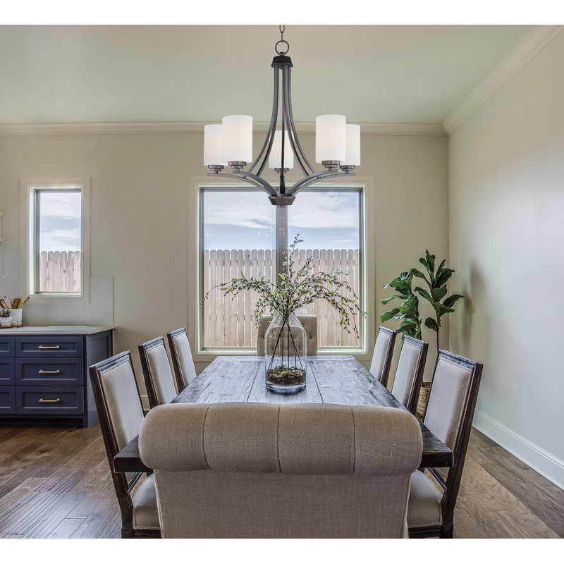 Fehr 5 - Light Dimmable Empire Chandelier, Oil Rubbed Bronze