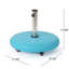 Base de parasol en béton robuste - support en acier inoxydable, bleu sarcelle, 22,28 po x 22,28 po x 16,76 po, peut accueillir un poteau de 1,6 po à 2,2,2 po, un support réalisable jusqu'à 11 pi P 22,28 po x l 22,28 po x H 16,76 po, convient au diamètre maximal-1890609505