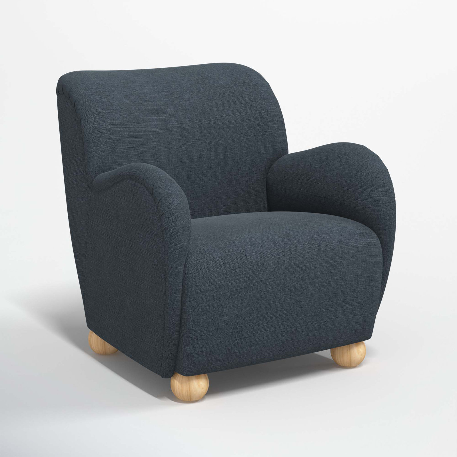 Cowen Armchair, Classic Navy Linen