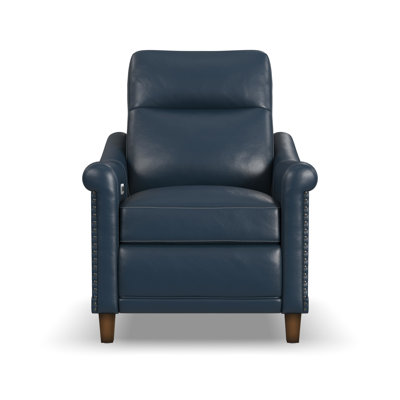 Fauteuil inclinable électrique en cuir véritable Elizabeth