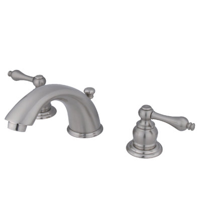 Widespread Bathroom Faucet with Drain Assembly