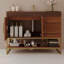 Meuble-lavabo moderne 36 po avec lavabo en céramique sans couture et armoire autoportante