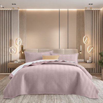 Ensemble de courtepointe légère et réversible toutes saisons avec taies décoratives