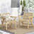 Brown Outdoor Chairs - & Long-Lasting Wood Of 2 Transitional   2  Stable