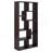8-Shelf Cappuccino Geometric Bookcase-2001406266