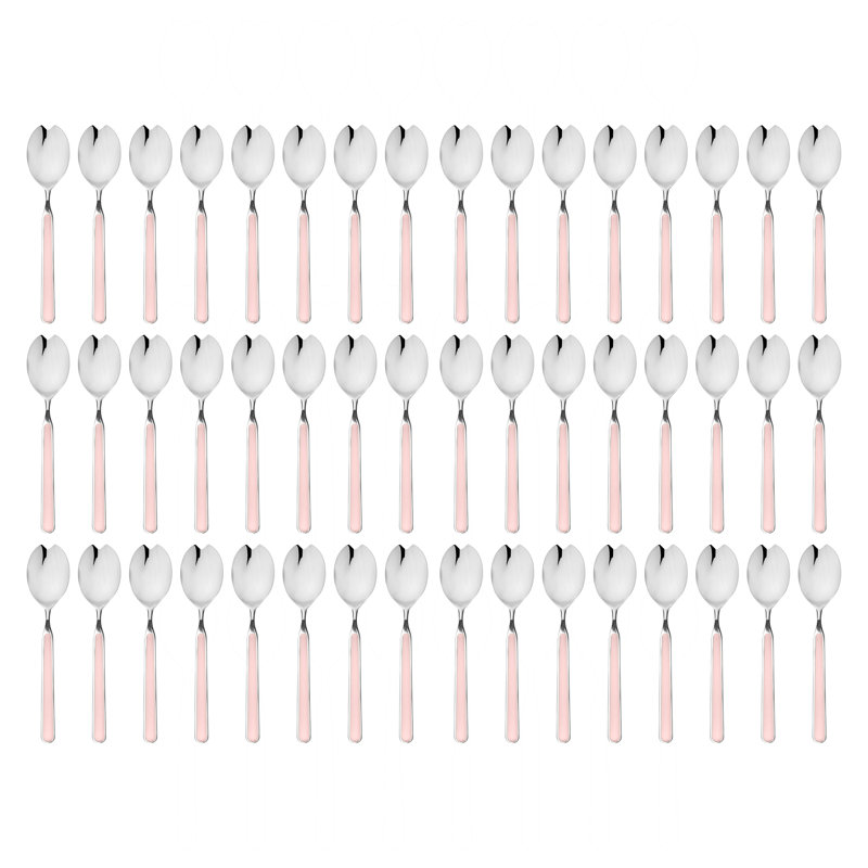 Cuillères de service à salade Fantasia - 48 pièces, Rose pâle