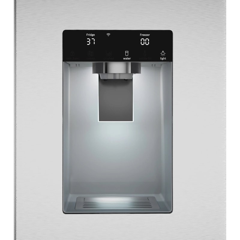 Free-Standing Fridge-Freezer, Stainless Steel