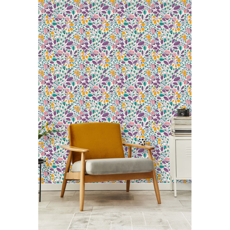 Panneau de papier peint, L 18,75 po x L 25 po, Vinyle